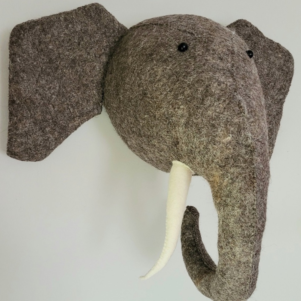 Brown Elephant Wall Decor